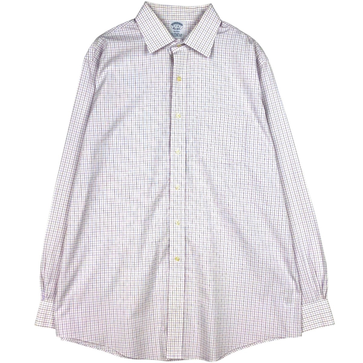 Brooks Brothers/ブルックスブラザーズ  Est.1818 REGENT 長袖 コットンチェックシャツ