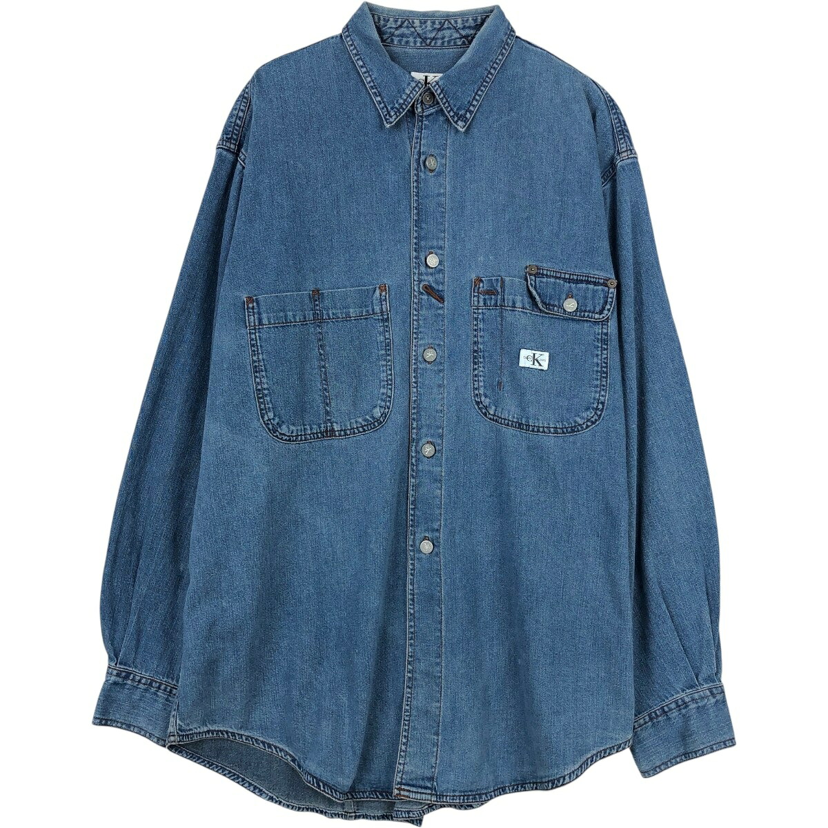 Calvin klein/カルバンクライン JEANS 長袖 デニムシャツ