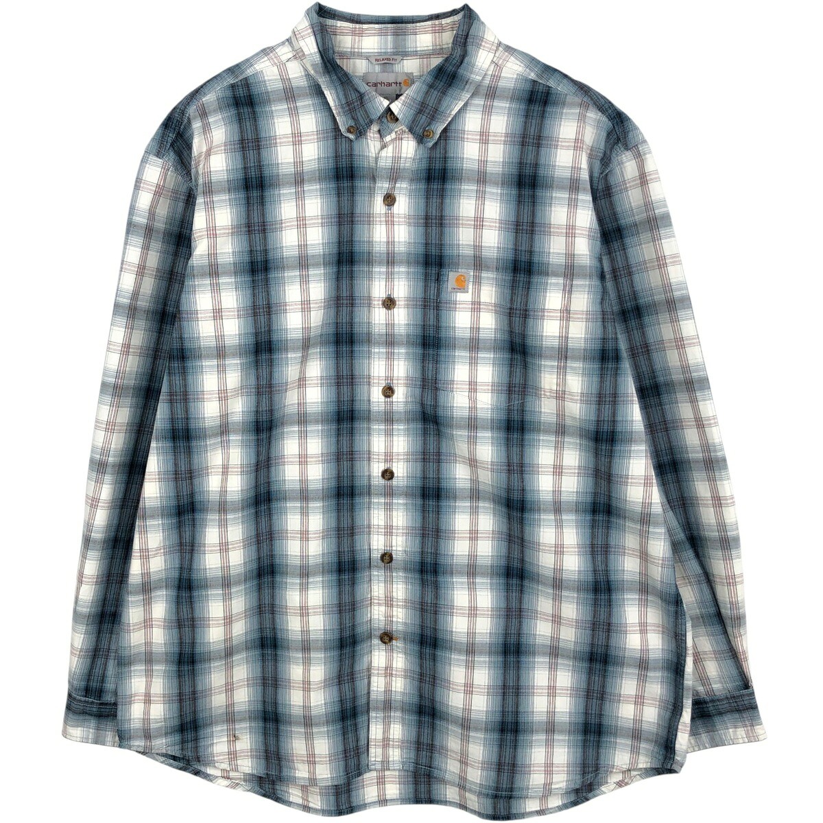 Carhartt/カーハート RELAXED FIT 長袖 ボタンダウン ワークシャツ