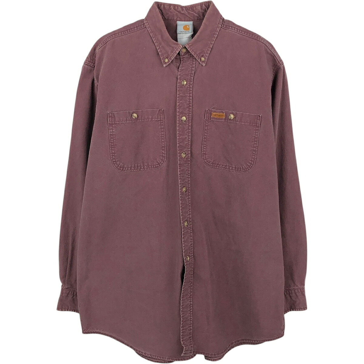 Carhartt/カーハート 長袖 ボタンダウン ワークシャツ