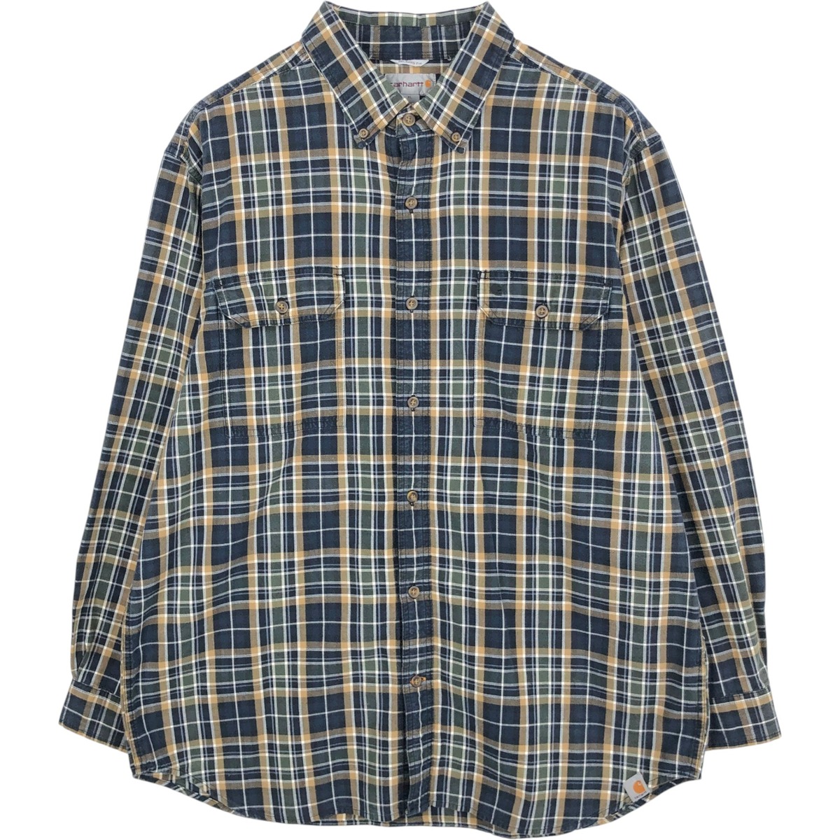 Carhartt/カーハート RELAXED FIT 長袖 ボタンダウン ワークシャツ