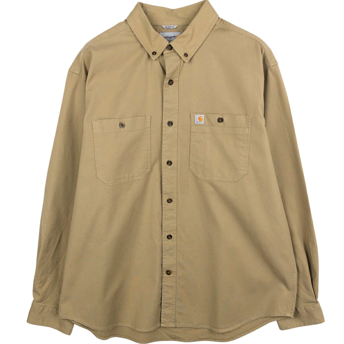 Carhartt/カーハート RELAXED FIT 長袖 ボタンダウン ワークシャツ