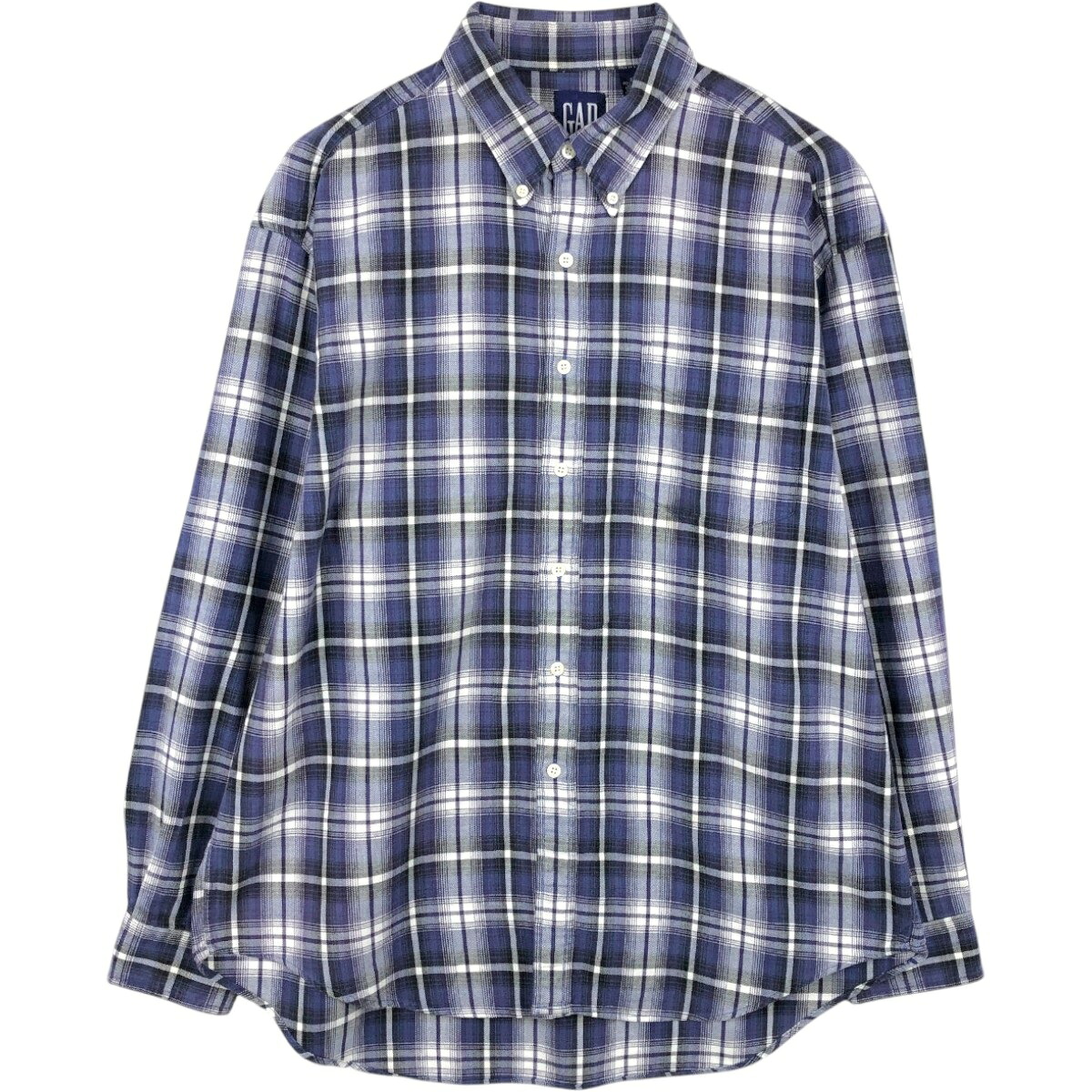 GAP/ギャップ オールドギャップ  長袖 ボタンダウンチェックシャツ