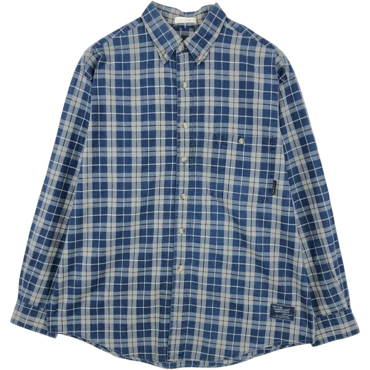 Timberland/ティンバーランド 長袖 ボタンダウンチェックシャツ