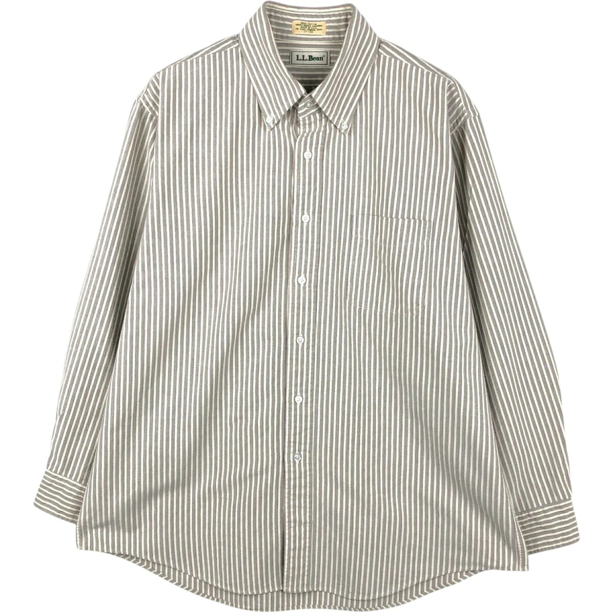 L.L.Bean/エルエルビーン 長袖 ボタンダウンストライプシャツ