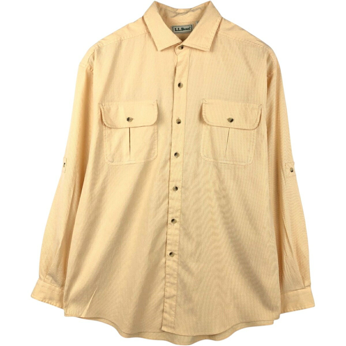 L.L.Bean/エルエルビーン 長袖 ストライプシャツ