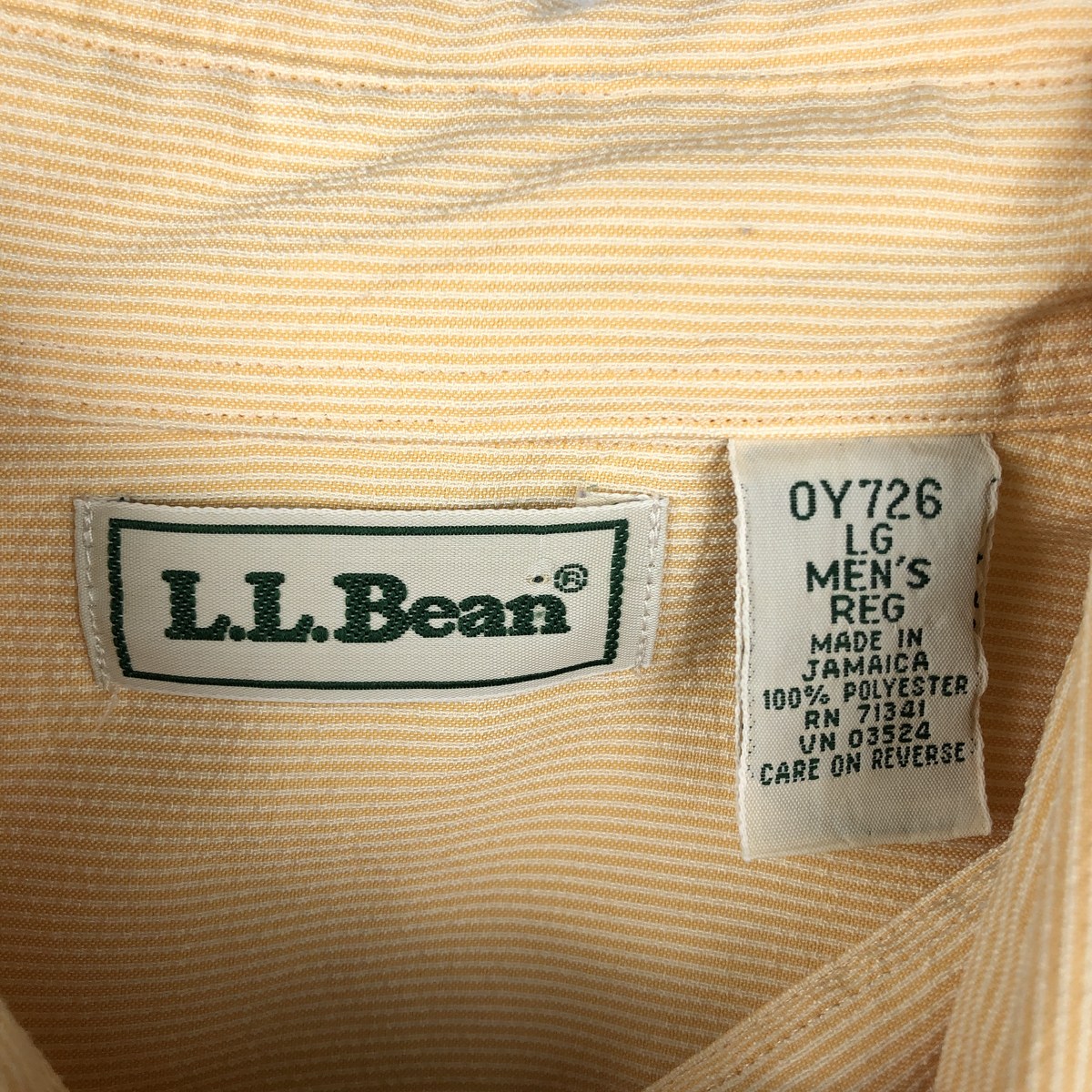 L.L.Bean/エルエルビーン 長袖 ストライプシャツ