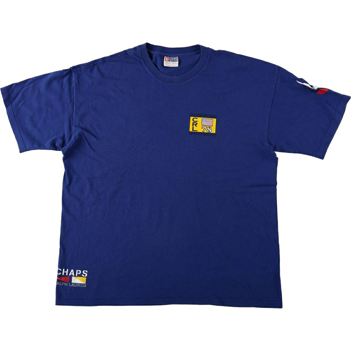 Ralph Lauren/ラルフローレン CHAPS チャップス 半袖 ロゴTシャツ