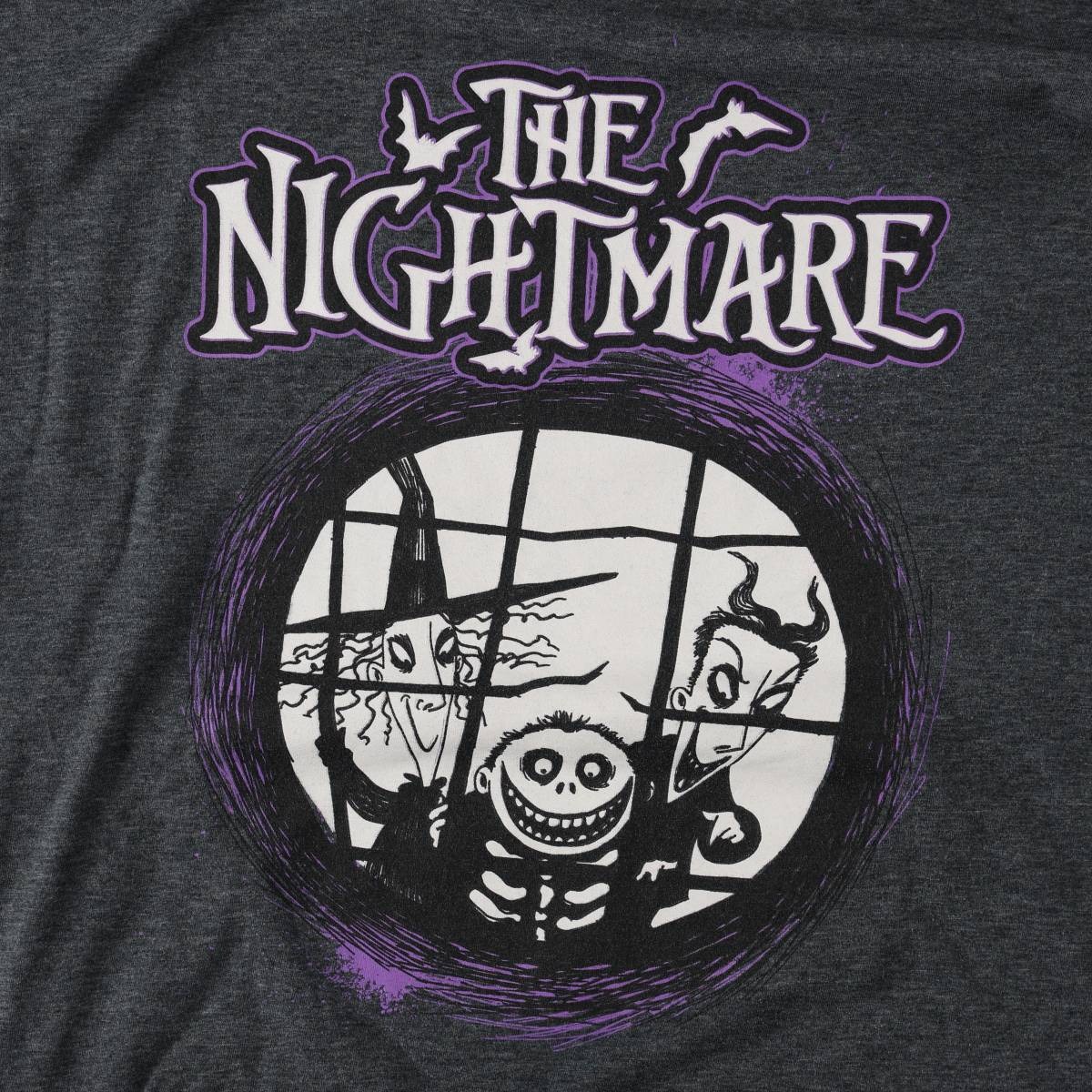 THE NIGHTMARE BEFORE CHRISTMAS ナイトメアー ビフォア クリスマス キャラクタープリントTシャツ
