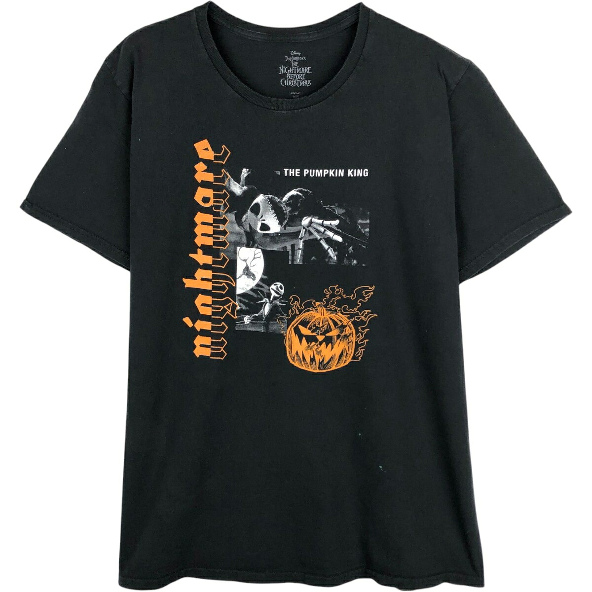 The Nightmare Before Christmas ナイトメアービフォアクリスマス キャラクタープリントTシャツ