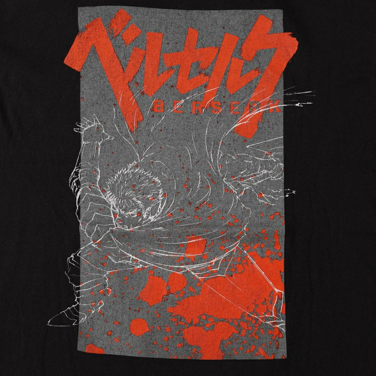 古着 BERSERK ベルセルク ガッツ アニメ キャラクタープリントTシャツ メンズXL相当 /eaa667049 【中古】 【260826】