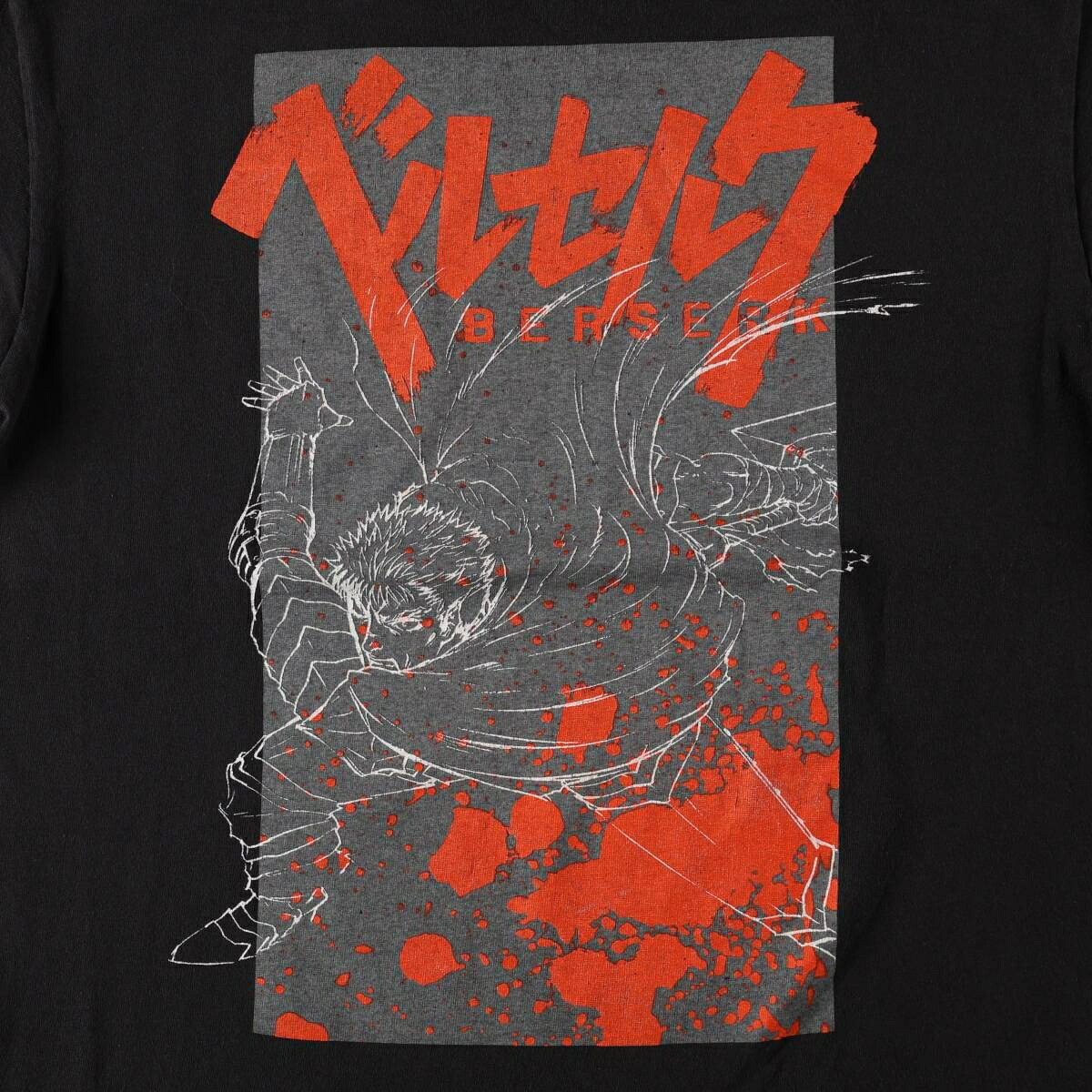 BERSERK ベルセルク ガッツ アニメ キャラクタープリントTシャツ