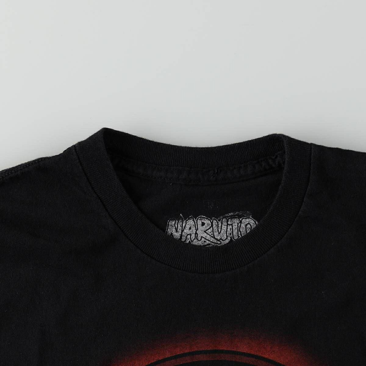 古着 NARUTO SHIPPUDEN ナルト疾風伝 うちはイタチ アニメ キャラクタープリントTシャツ メンズM相当 /eaa667063 【中古】 【260824】