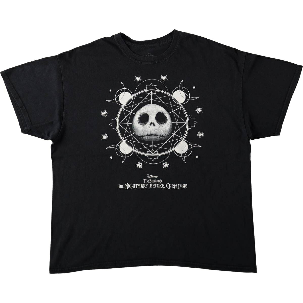 THE NIGHTMARE BEFORE CHRISTMAS ナイトメアー ビフォア クリスマス キャラクタープリントTシャツ