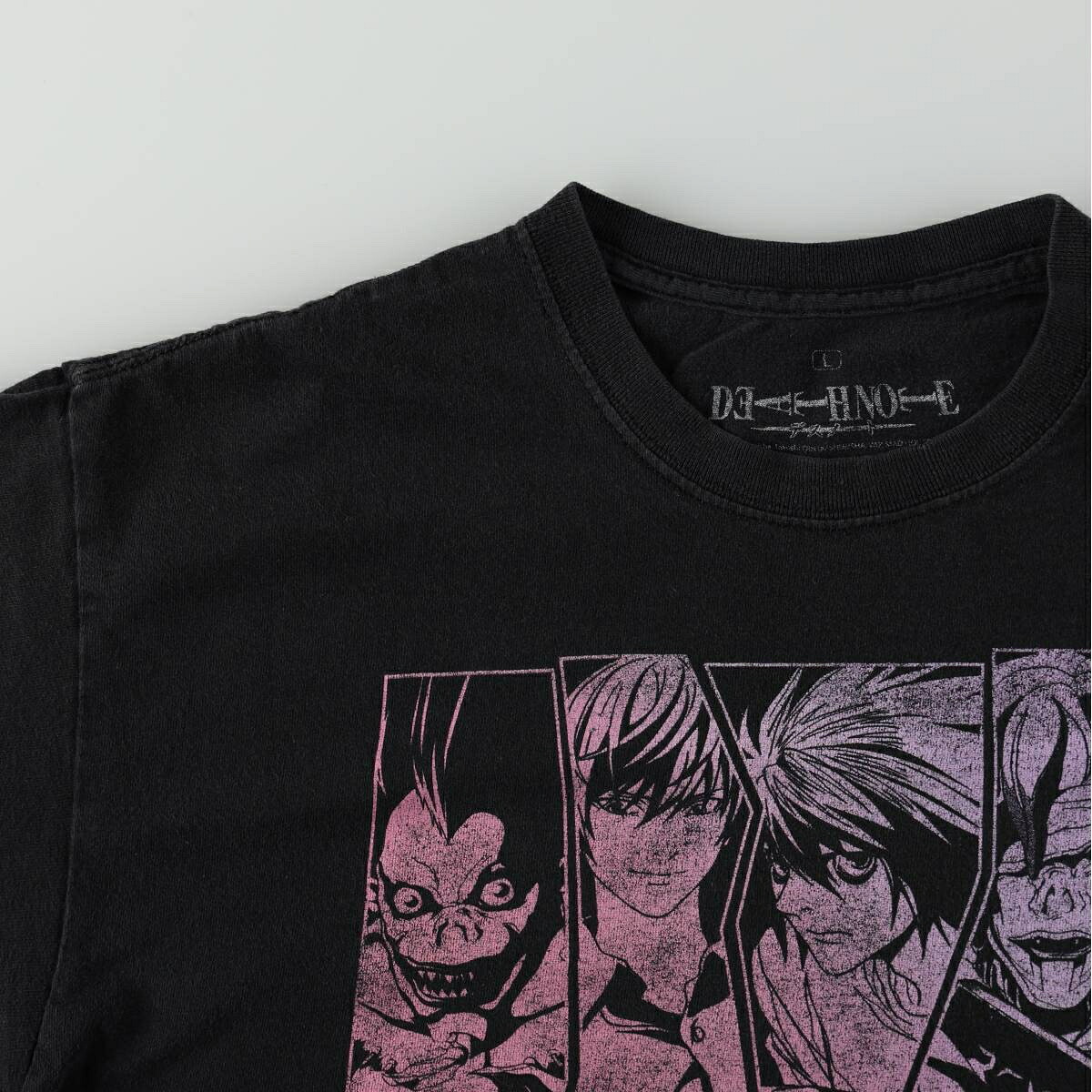 DEATH NOTE デスノート アニメ キャラクタープリントTシャツ