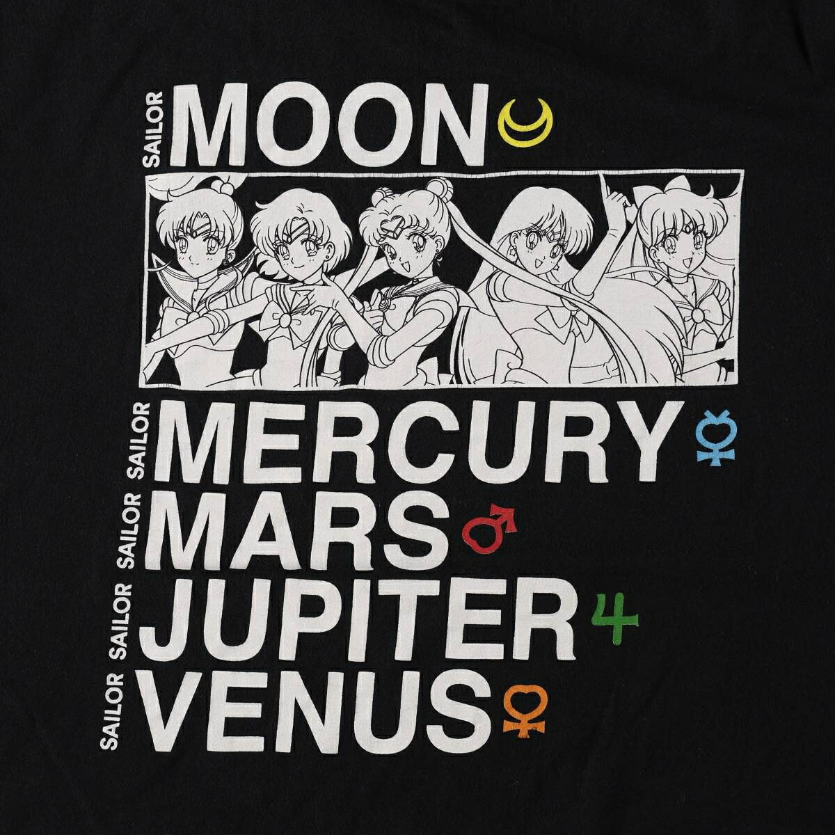 古着 SAILOR MOON 美少女戦士セーラームーン アニメ キャラクタープリントTシャツ メンズXL相当 /eaa667072 【中古】 【260824】