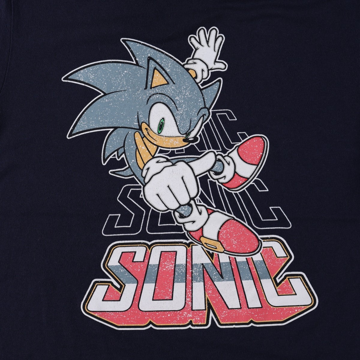 SONIC ソニック アニメ キャラクタープリントTシャツ