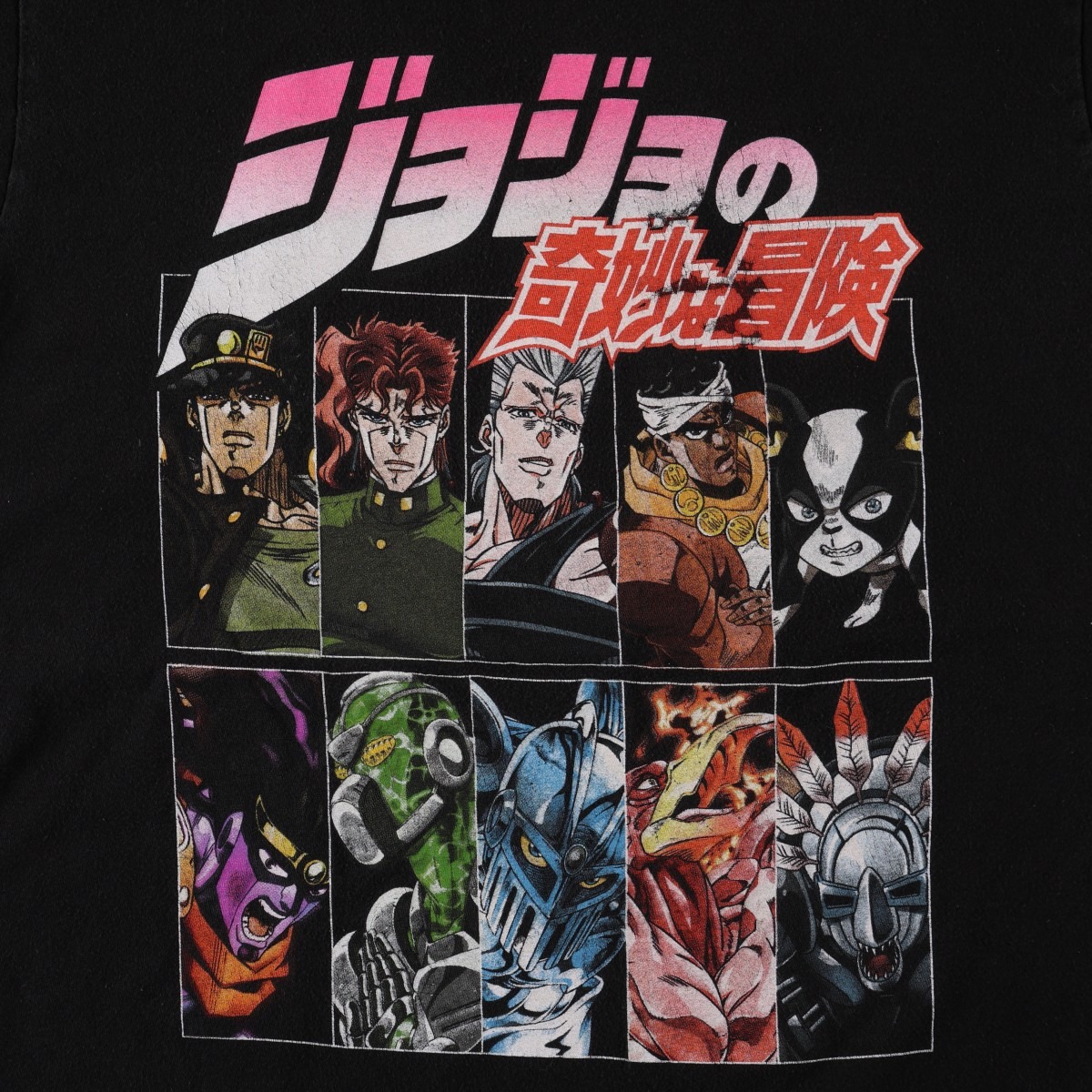JoJo's Bizarre Adventure JOTARO ジョジョの奇妙な冒険  アニメ キャラクタープリントTシャツ