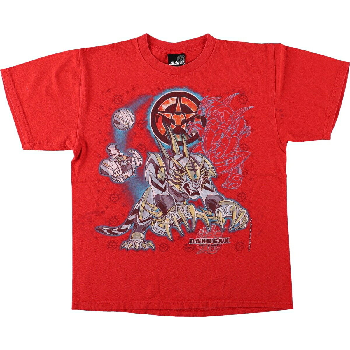 Hybrid BAKUGAN 爆丸バトルブローラーズ アニメ キャラクタープリントTシャツ