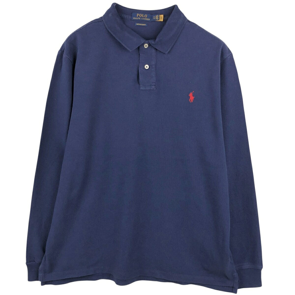 Ralph Lauren/ラルフローレン POLO RALPH LAUREN CUSTOM SLIM FIT 長袖 ポロシャツ