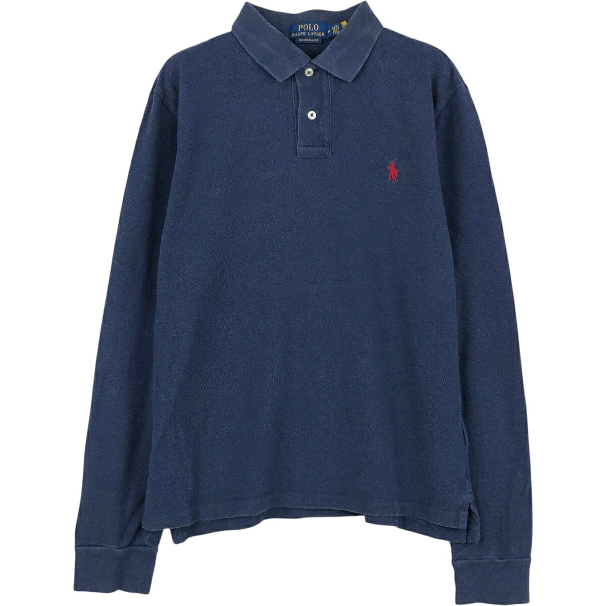 Ralph Lauren/ラルフローレン CUSTOM SLIM FIT 長袖 ポロシャツ
