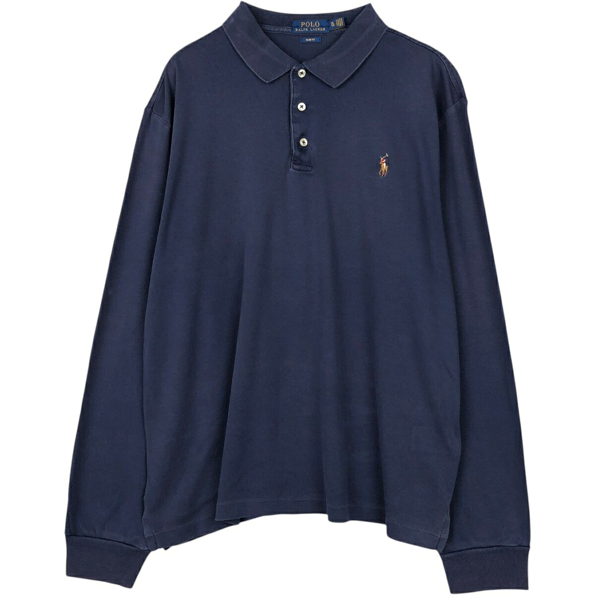 Ralph Lauren/ラルフローレン POLO RALPH LAUREN SLIM FIT 長袖 ポロシャツ