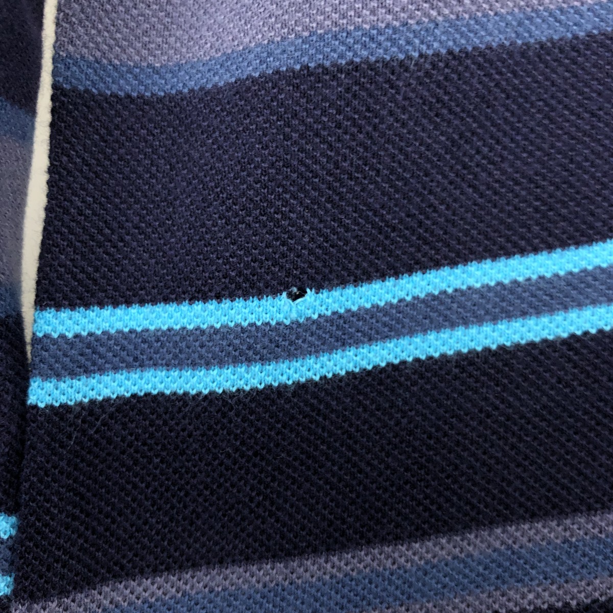 LACOSTE/ラコステ 長袖 ボーダー ポロシャツ