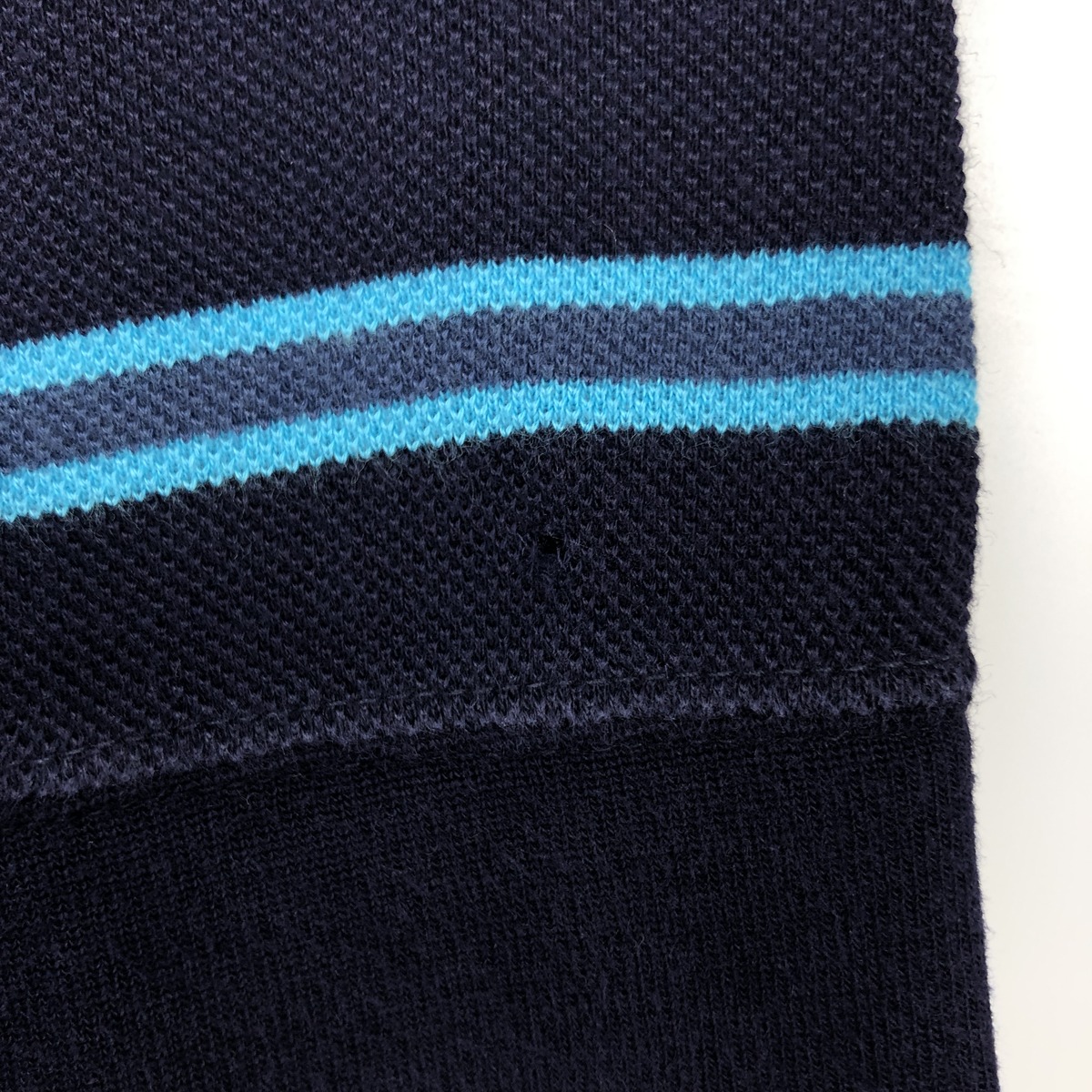 LACOSTE/ラコステ 長袖 ボーダー ポロシャツ