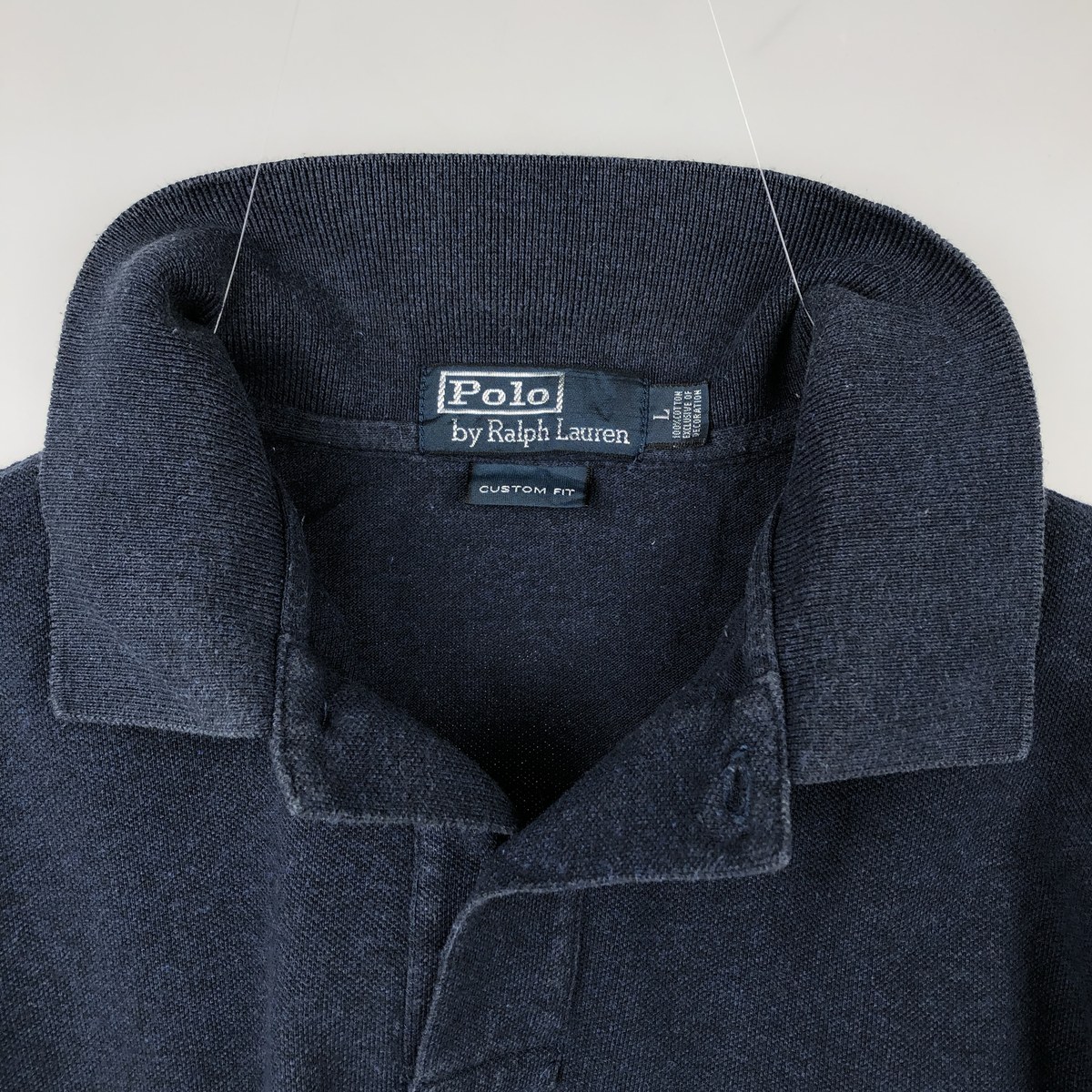 古着 ラルフローレン Ralph Lauren POLO by Ralph Lauren CUSTOM FIT 長袖 ポロシャツ メンズL相当 /eaa667198 【中古】 【260830】