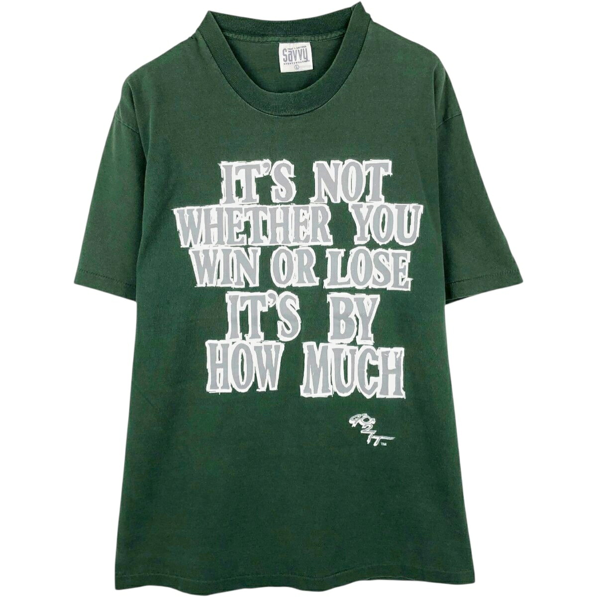 Savvy メッセージプリントTシャツ
