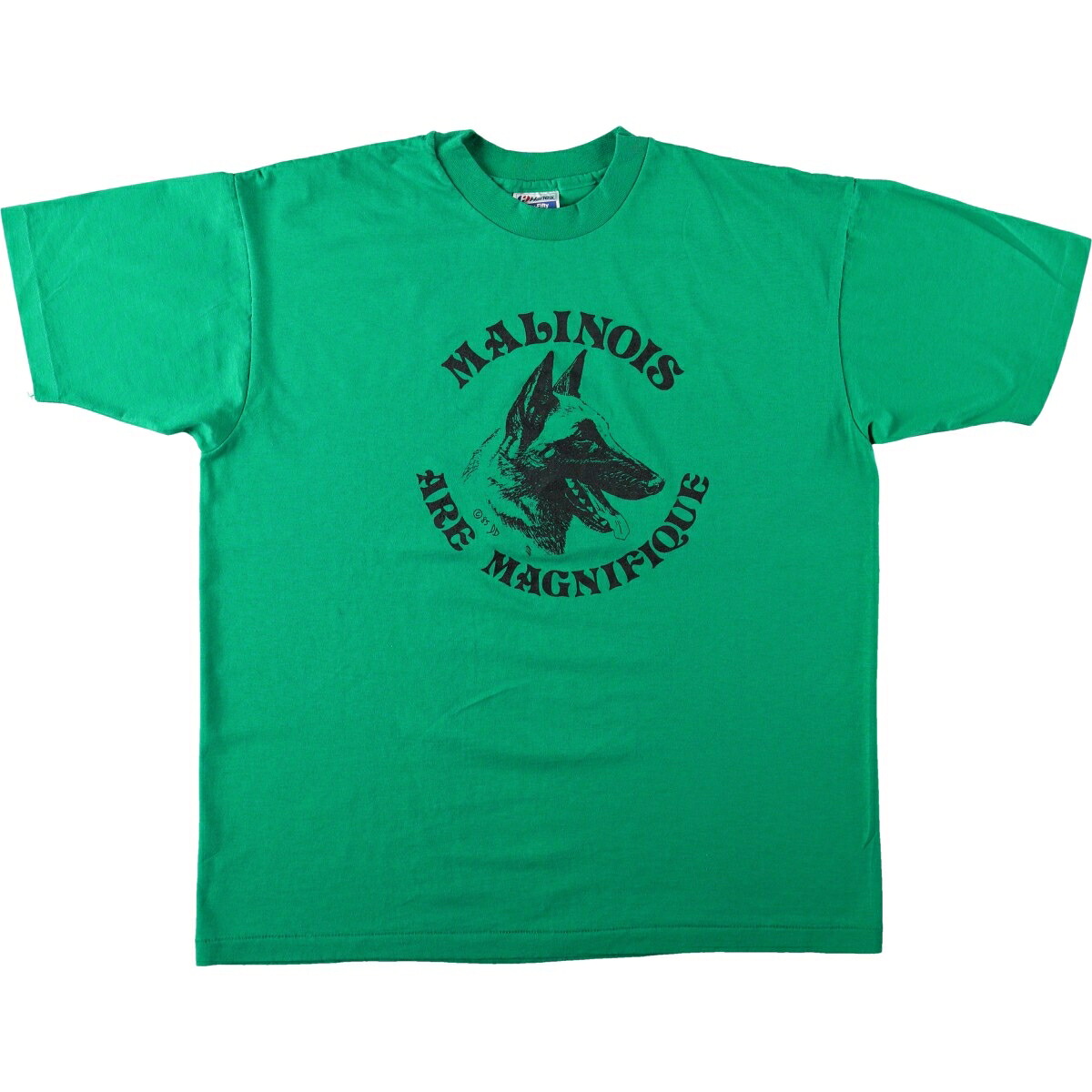 Hanes/ヘインズ Fifty-Fifty 青タグ プリントTシャツ