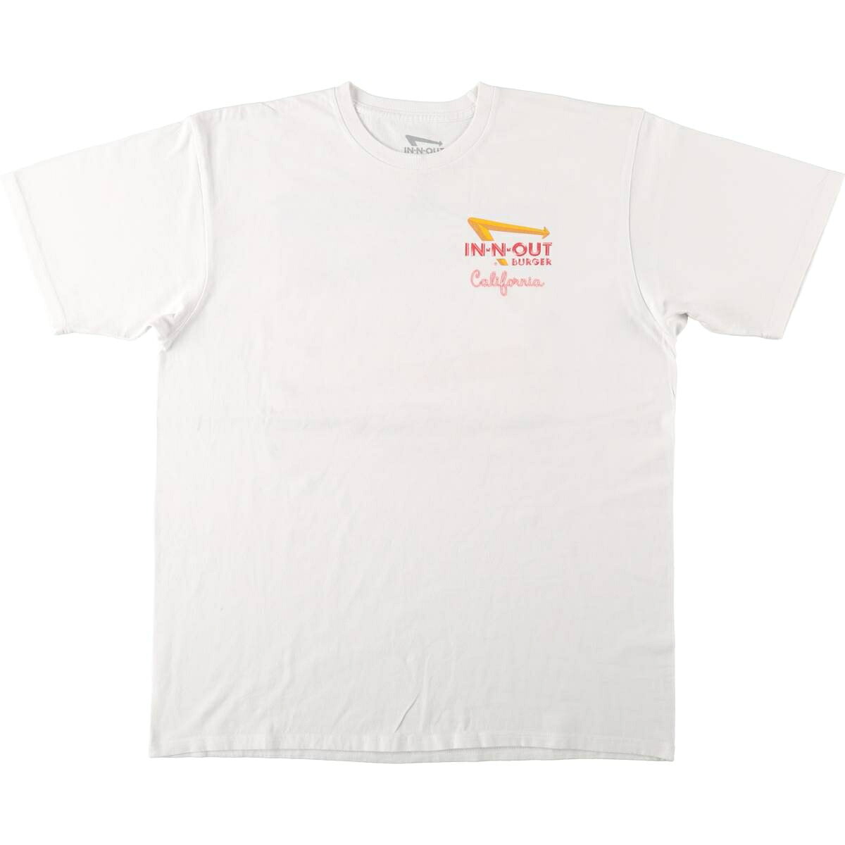 IN-N-OUT BURGER インアンドアウトバーガー アドバタイジングTシャツ