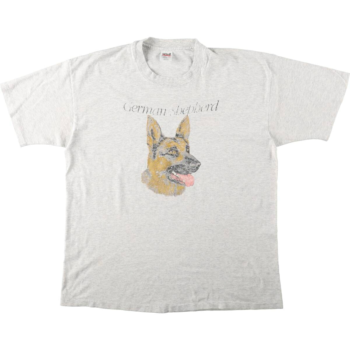 Anvil/アンビル GERMAN SHEPHERD ジャーマンシェパード アニマルTシャツ