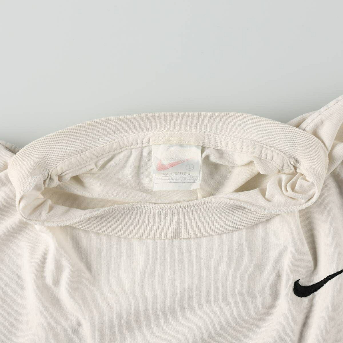 古着 90年代 ナイキ NIKE ワンポイントロゴTシャツ USA製 メンズL相当 ヴィンテージ /eaa667361 【中古】 【260816】