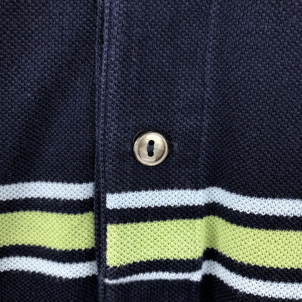 LACOSTE/ラコステ フランス企画 半袖 ボーダー ポロシャツ