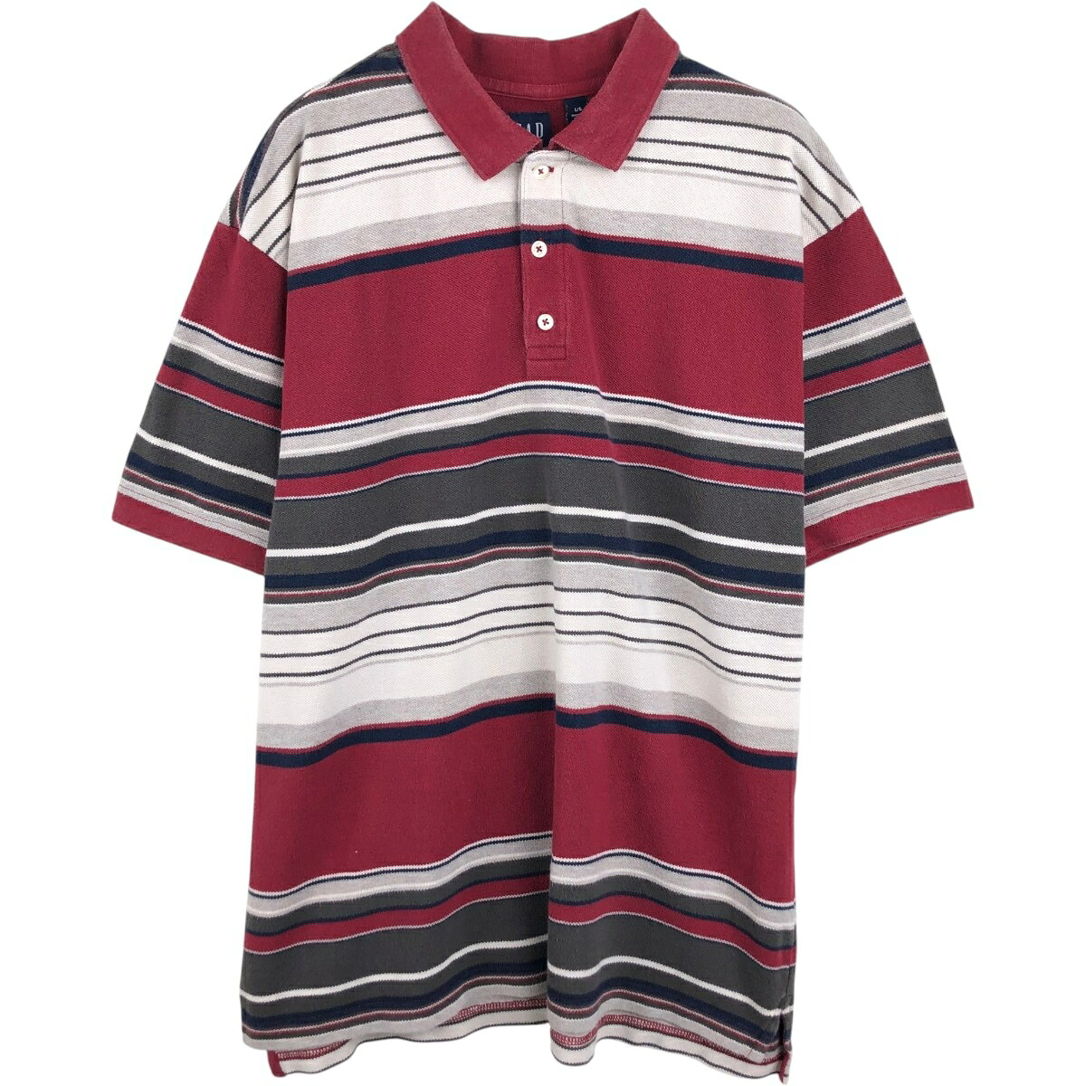 GAP/ギャップ オールドギャップ 半袖 ボーダー ポロシャツ