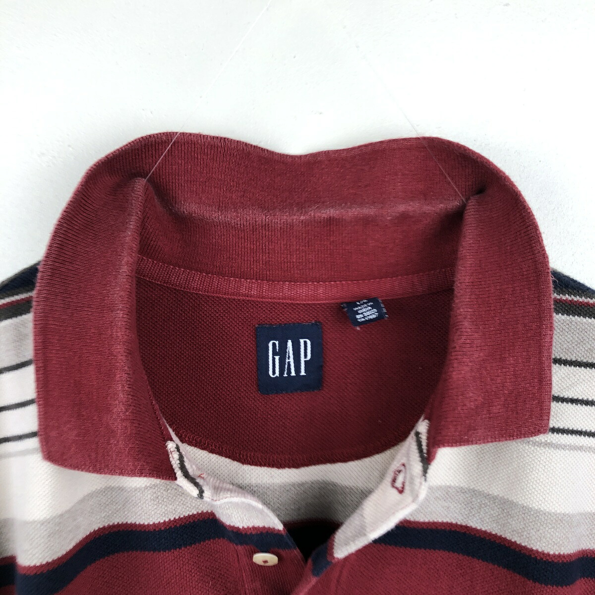 GAP/ギャップ オールドギャップ 半袖 ボーダー ポロシャツ