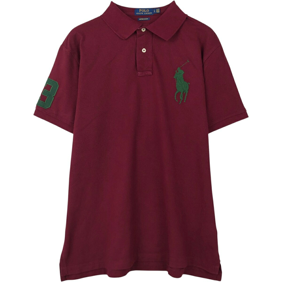 Ralph Lauren/ラルフローレン POLO RALPH LAUREN CUSTOM SLIM FIT 半袖 ポロシャツ