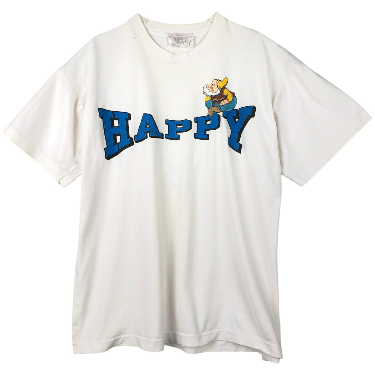 DISNEY ディズニー 白雪姫 七人の小人 ごきげん キャラクタープリントTシャツ