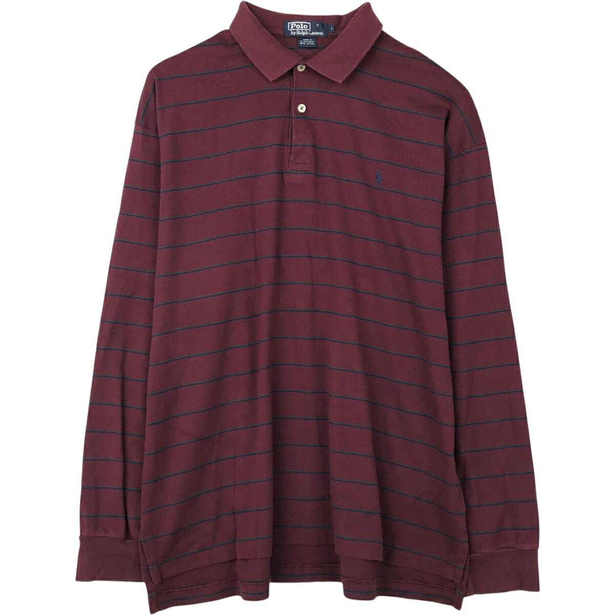 Ralph Lauren/ラルフローレン POLO by Ralph Lauren 長袖 ボーダー ポロシャツ