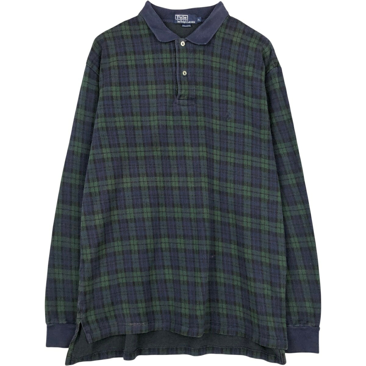 Ralph Lauren/ラルフローレン POLO by Ralph Lauren 長袖 チェック ポロシャツ