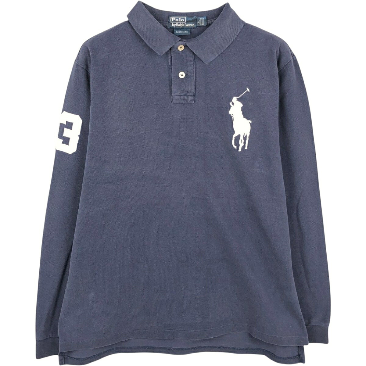 Ralph Lauren/ラルフローレン POLO by Ralph Lauren CUSTOM FIT 長袖 ポロシャツ