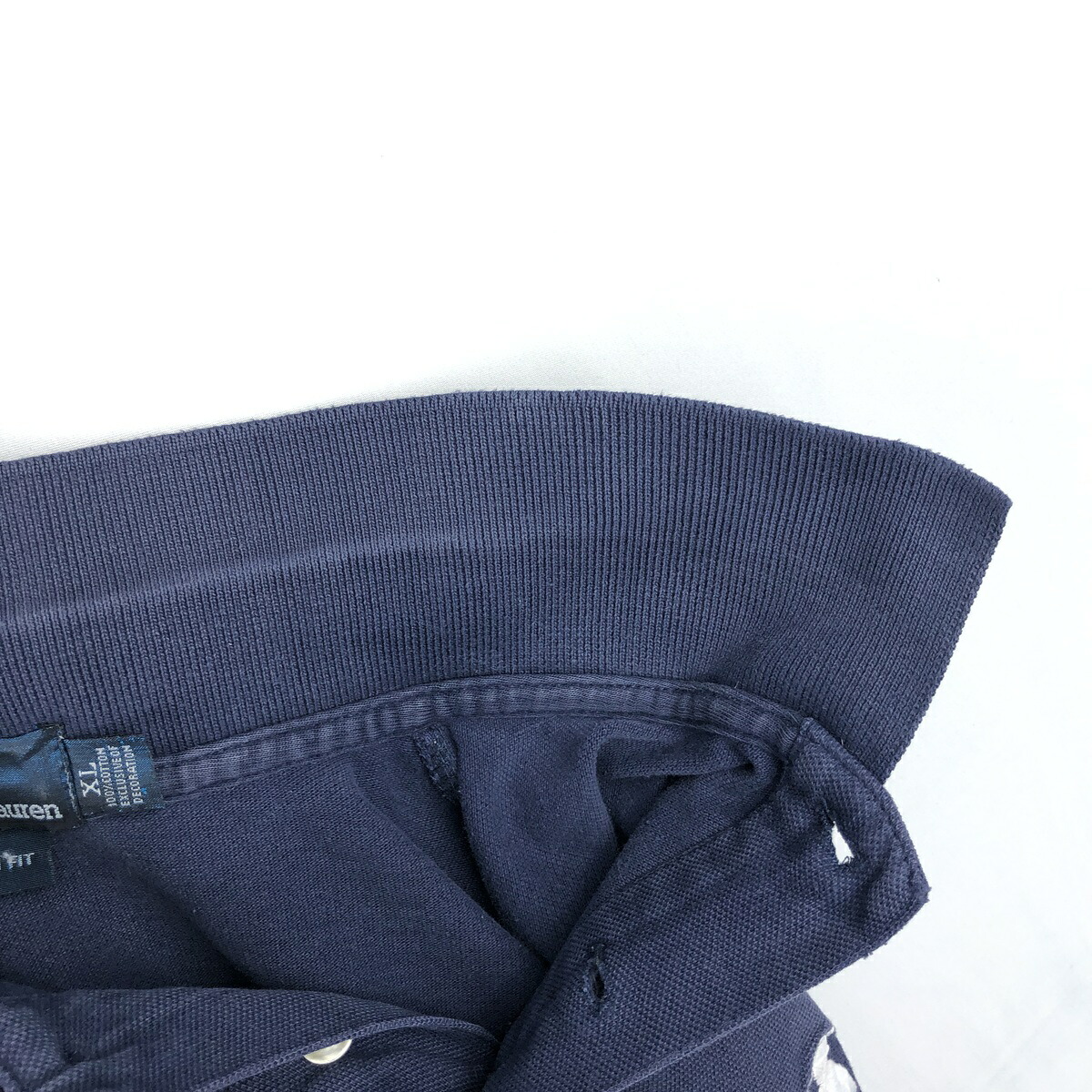 古着 ラルフローレン Ralph Lauren POLO by Ralph Lauren CUSTOM FIT ビッグポニー 長袖 ポロシャツ メンズXL相当 /eaa667626 【中古】 【260822】