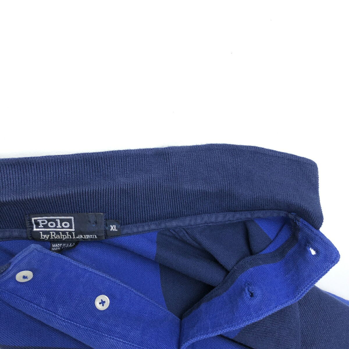 Ralph Lauren/ラルフローレン POLO by Ralph Lauren 長袖 ストライプ ポロシャツ