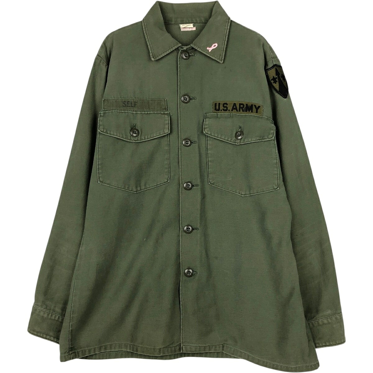 SHIRT, MAN'S, COTTON SATEEN, OG-107 ミリタリー ユーティリティシャツ