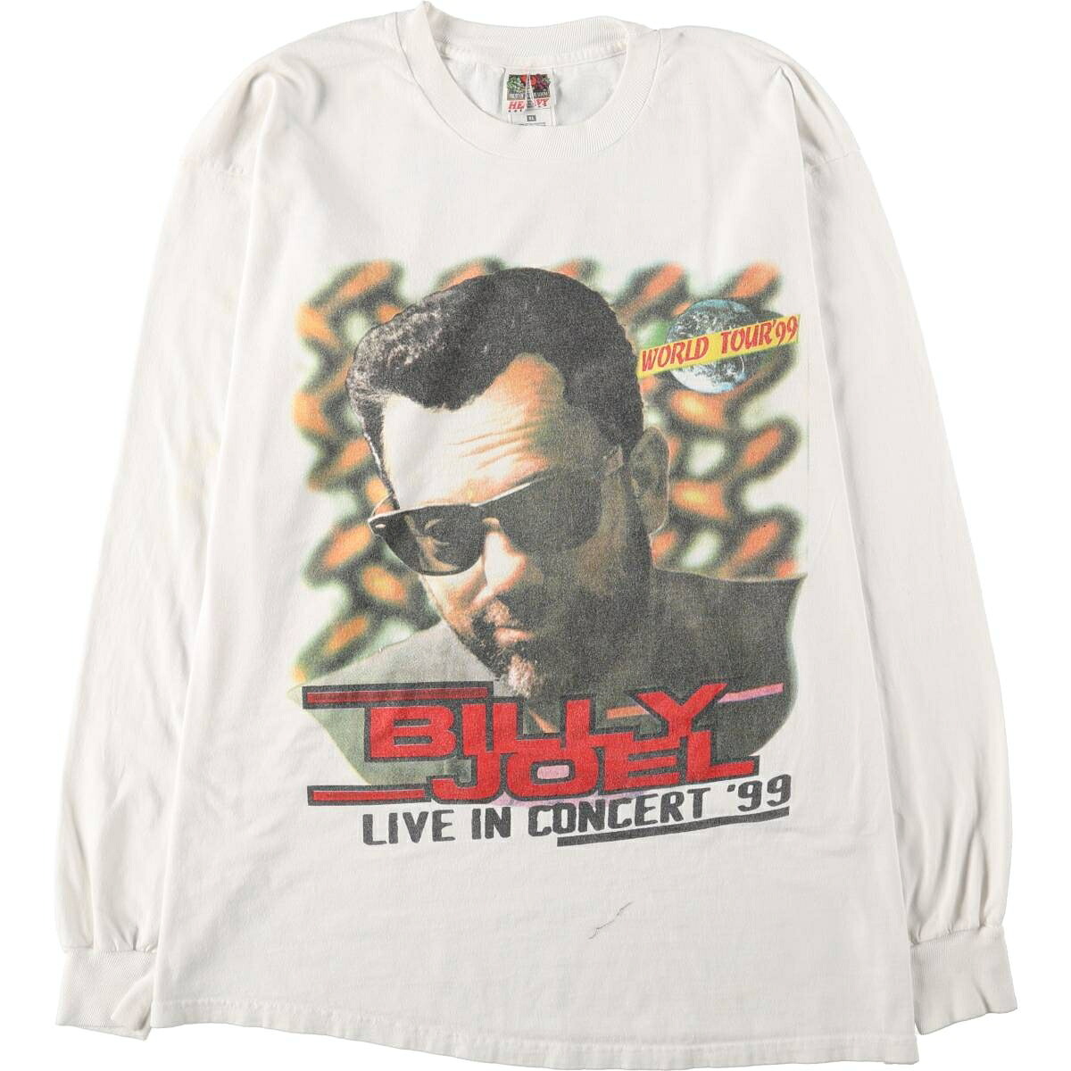 FRUIT OF THE LOOM/フルーツオブザルーム HEAVY COTTON BILLY JOEL ビリージョエル ロンT バンドTシャツ バンT