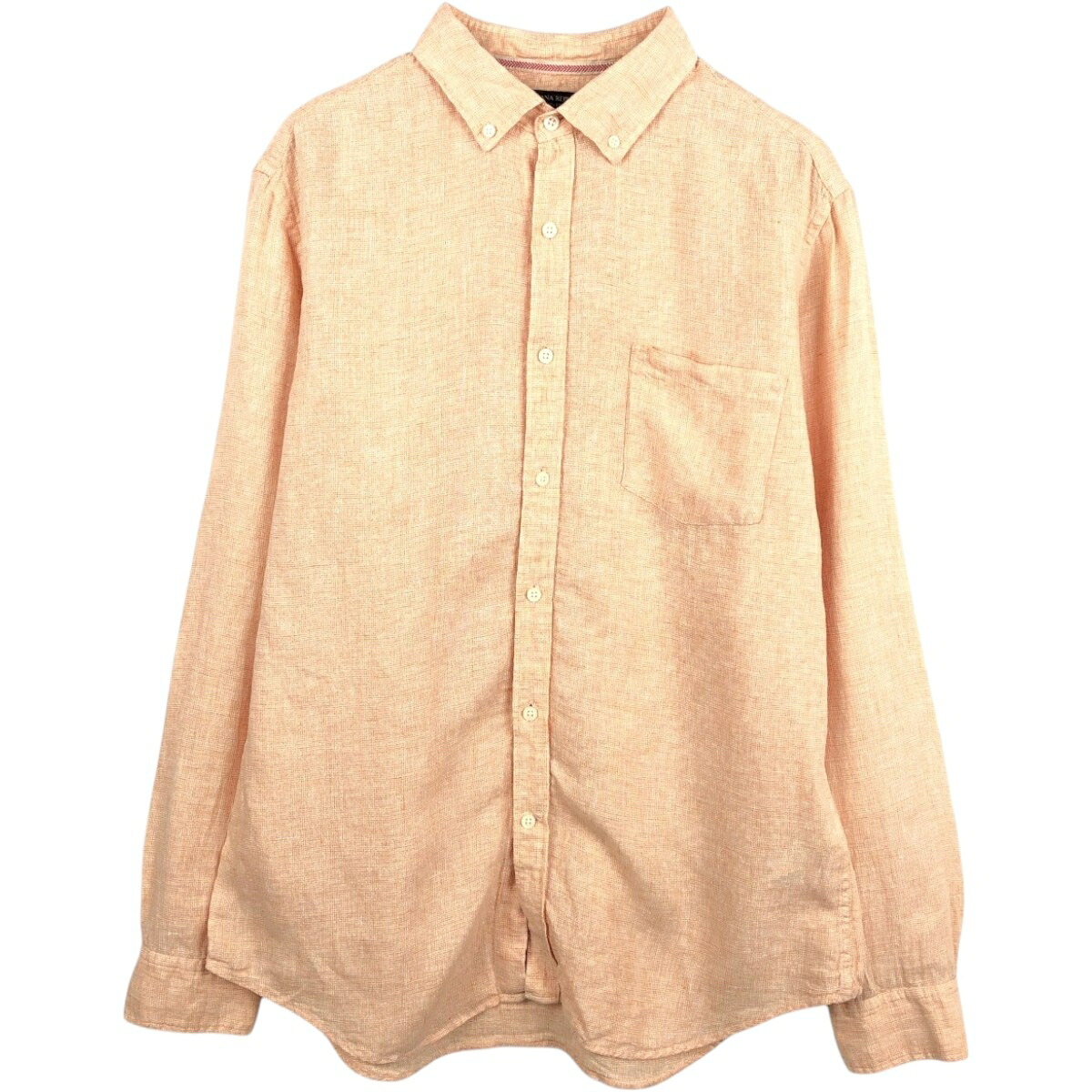 BANANA REPUBLIC/バナナリパブリック 長袖 リネン ボタンダウンシャツ