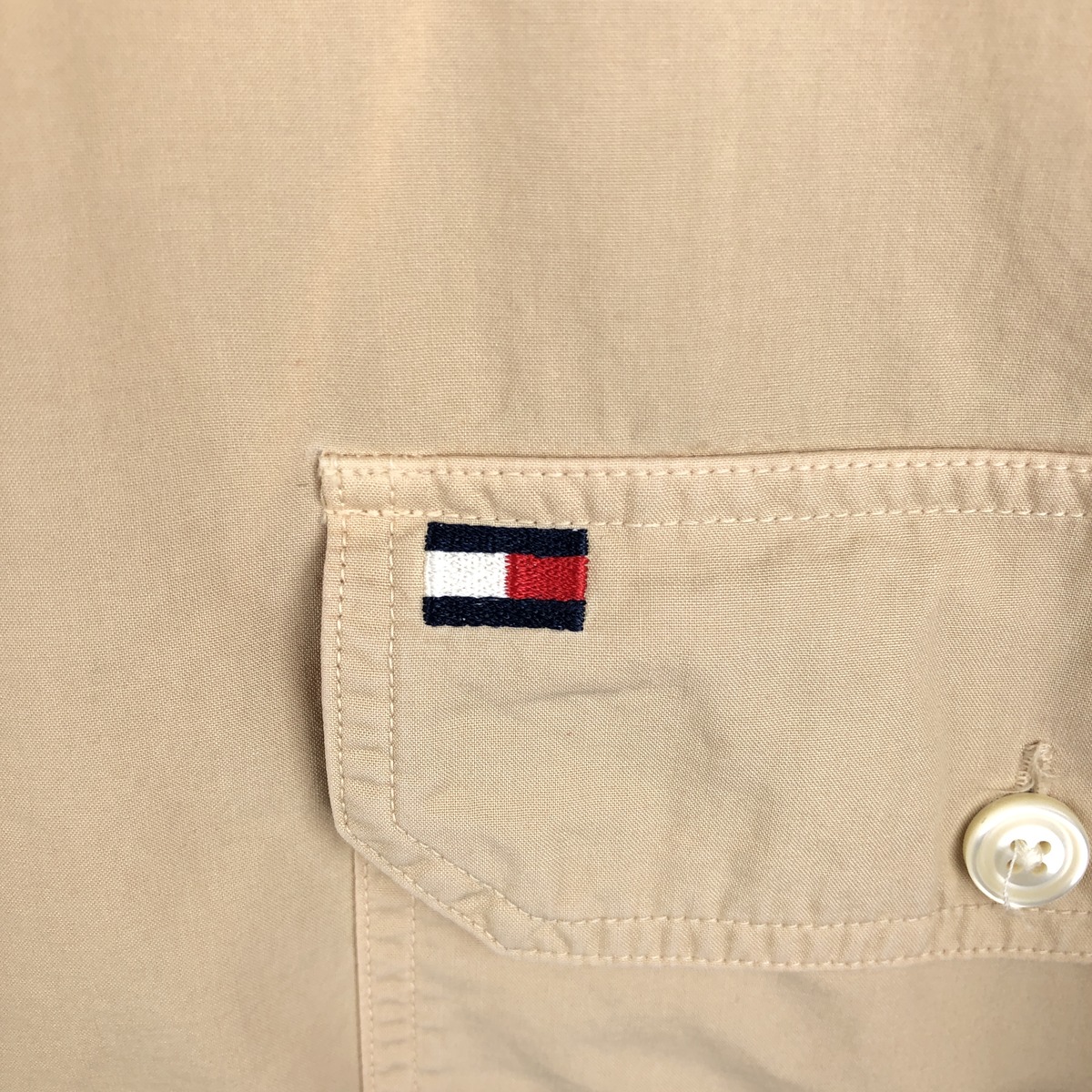 TOMMY HILFIGER/トミーヒルフィガー 半袖 コットンシャツ