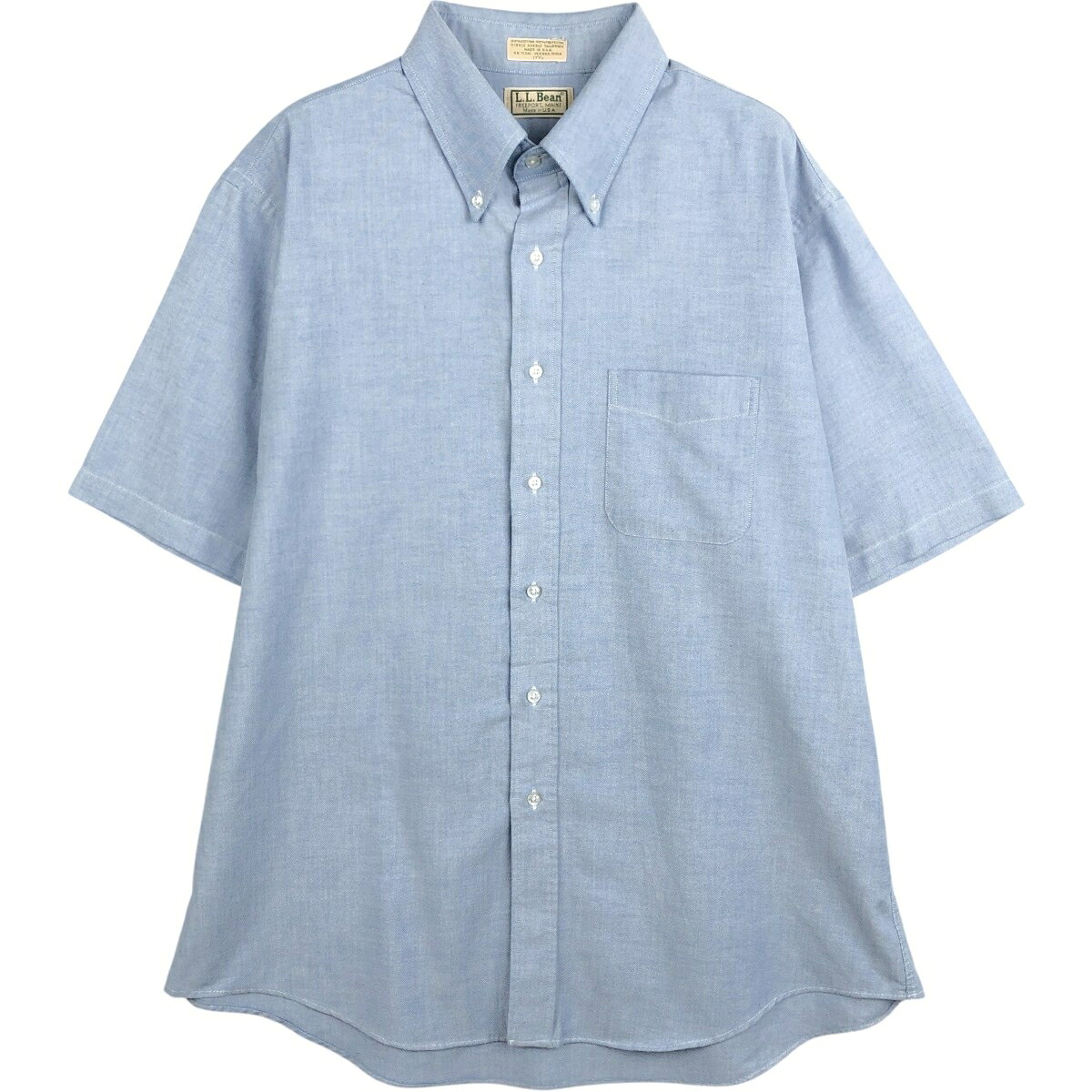 L.L.Bean/エルエルビーン 半袖 ボタンダウンシャツ