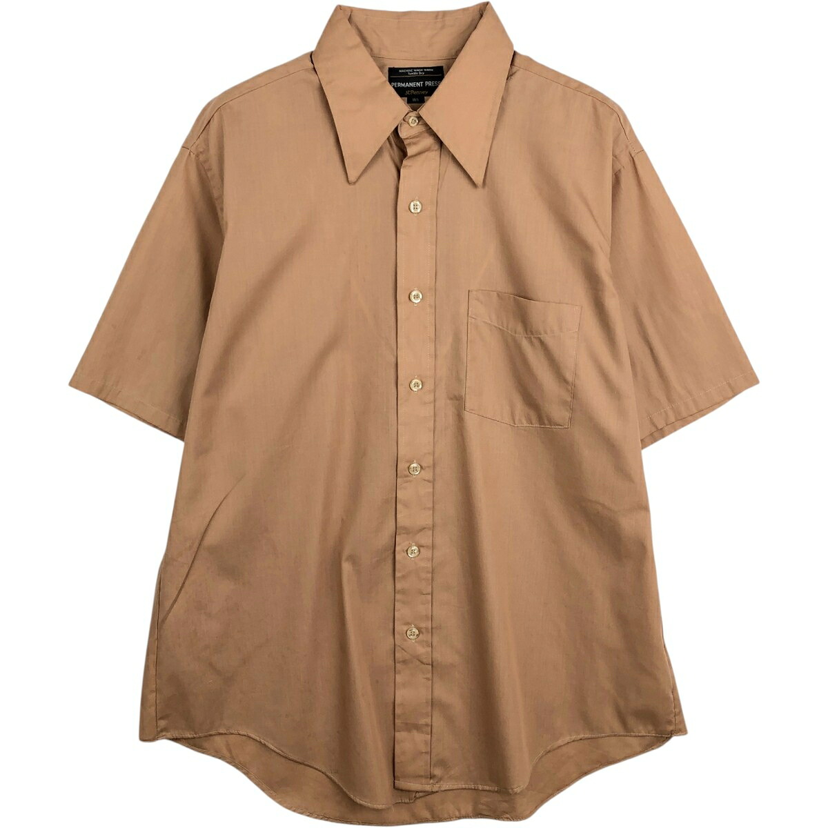 J.C.Penney/ジェイシーペニー 半袖 ポリコットンシャツ